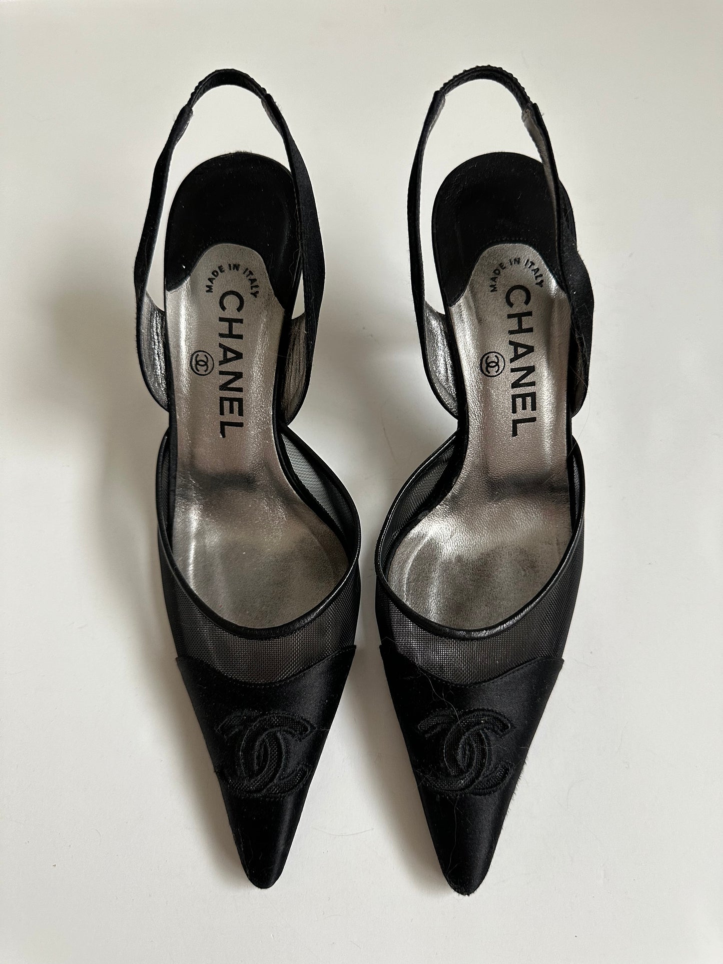 Chanel Mesh Slingback (38.5)