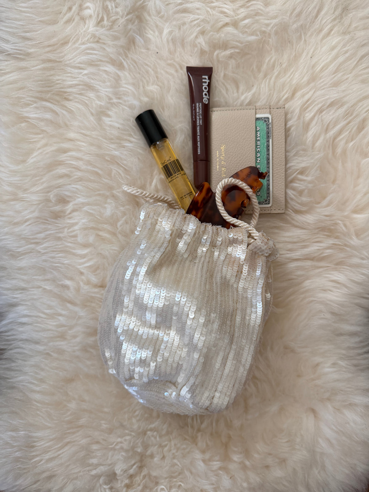 Ralph Lauren Sequin Evening Pouch
